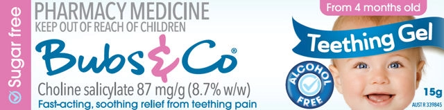 Bubs & Co Teething Gel 15g