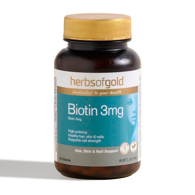 Herbs of Gold Biotin 3mg 60 Tablets