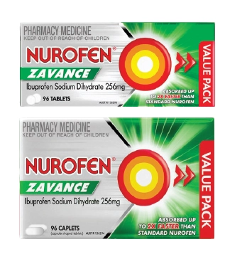 Nurofen Zavance 96 Tablets or Caplets