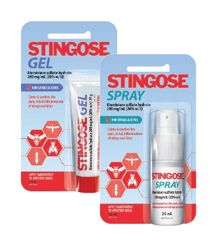 Stingose Gel Tube 25g or Spray 25ml