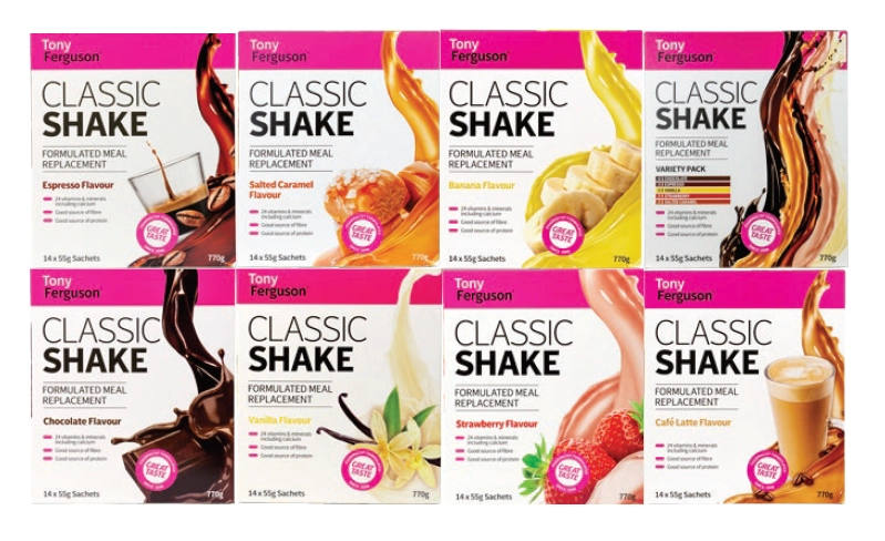 Tony Ferguson Classic Shake 14 Pack Range