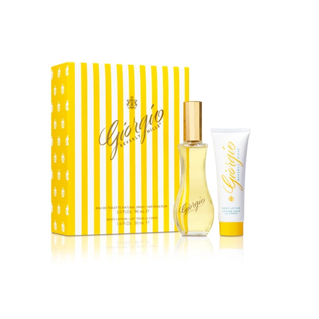 Giorgio Beverly Hills Yellow EDT 90ml Gift Set 2 Piece