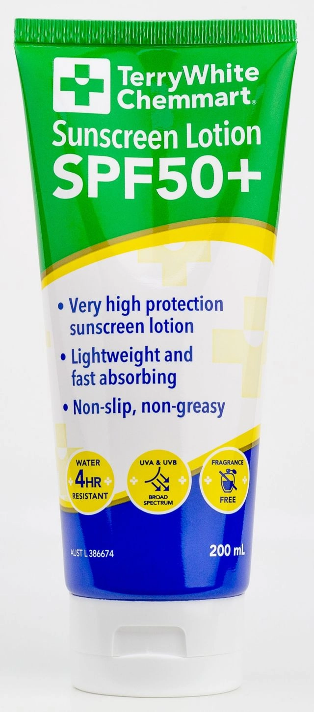 TerryWhite Chemmart Sunscreen SPF50+ - 200ml