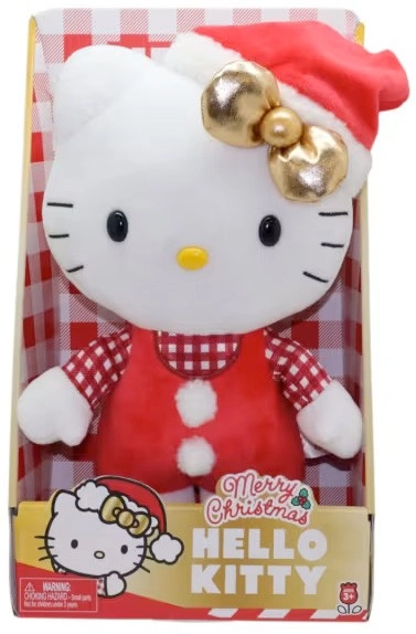 25cm Merry Christmas Hello Kitty Plush Toy