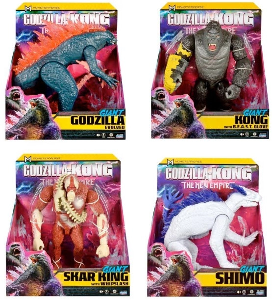 28cm Monsterverse Godzilla x Kong: The New Empire Giant Action Figure - Assorted