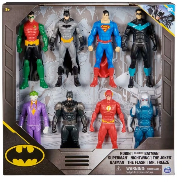 8 Pack 15cm DC Batman Action Figures