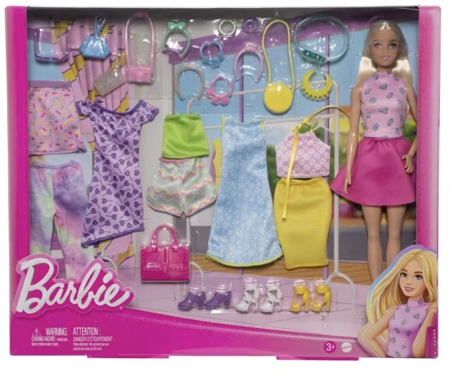 Barbie Mix-and-Match Fashion Clothes and Doll