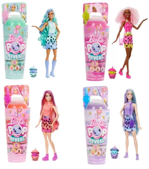 Barbie Pop Reveal Bubble Tea Series Fashion Doll & Accessories Set - Assorted