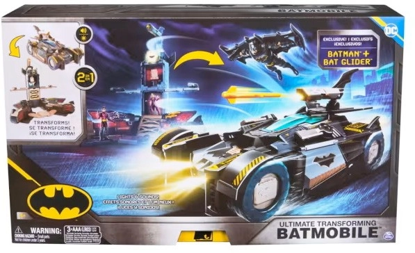 DC 2-in-1 Ultimate Transforming Batmobile Playset