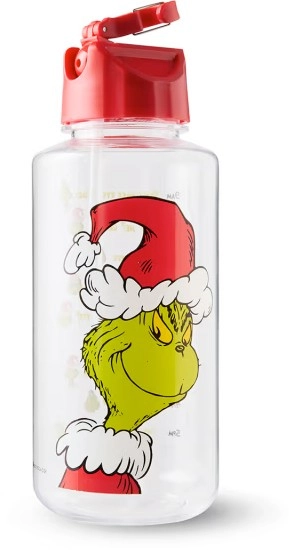 Grinch Cylinder Bottle