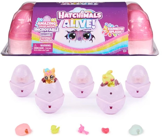 Hatchimals Alive! Rainbow Splash Carton