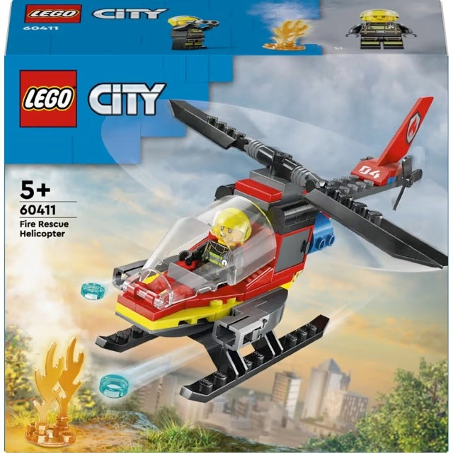 LEGO City Fire Rescue Helicopter 60411