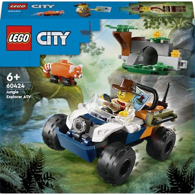 LEGO City Jungle Explorer ATV Red Panda Mission 60424