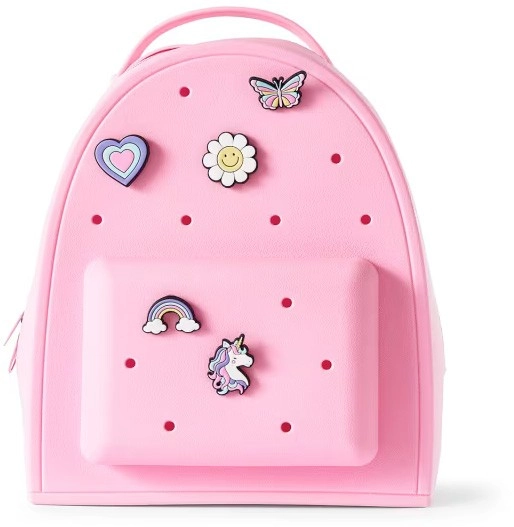 Mini Backpack with Charms - Pink