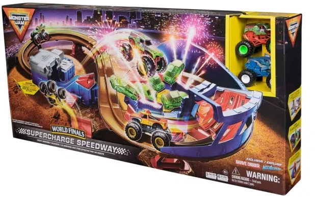 Monster Jam World Finals Supercharge Speedway Playset†