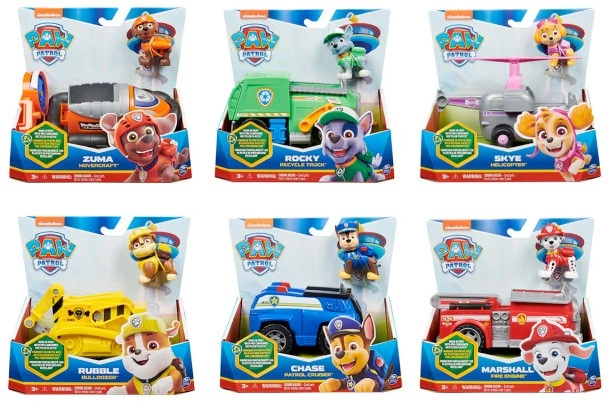 Nickelodeon PAW Patrol Sustainable Basic Vehicle with Pup Figure - Assorted