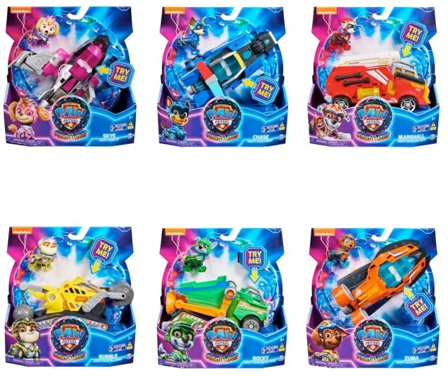 Nickelodeon PAW Patrol The Mighty Movie Themed Vehicle - Assorted