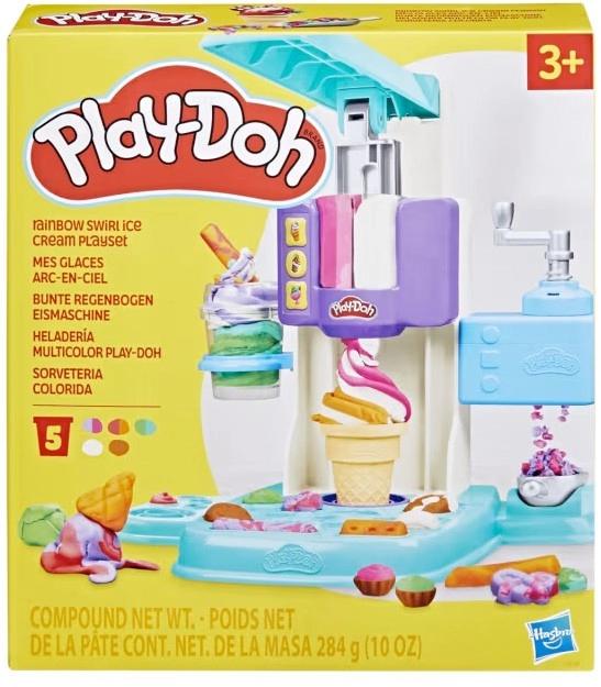 Play-Doh Rainbow Swirl Ice Cream Playset