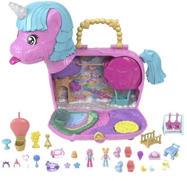 Polly Pocket Unicorn Partyland Playset