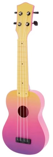 Ukulele - Pink and Yellow