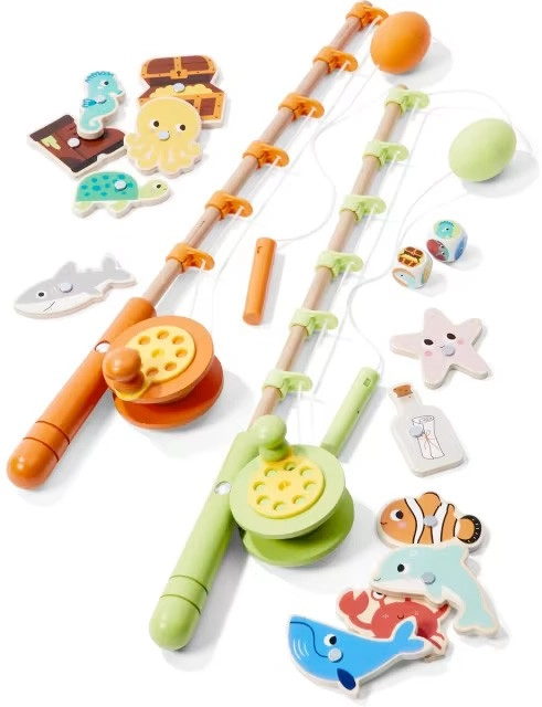 Wooden Fishing Set