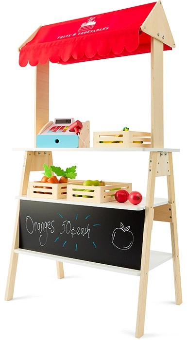 Wooden Large Market Stall with Register