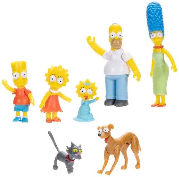 6cm The Simpsons Family Figure Multi-Pack