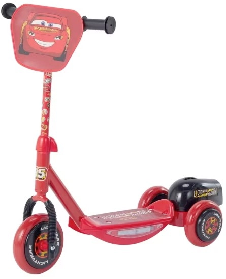 Disney Pixar Cars Lightning McQueen Light Up Bubble Scooter