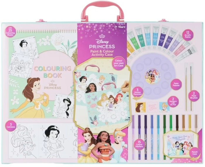 Disney Princess Paint and Colour Activity Case