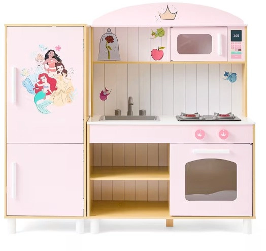 Disney Princess Wooden Kitchen with Light and Sound Stove Toy*