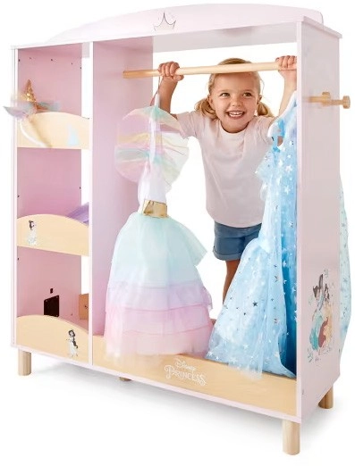 Disney Princess Wooden Light Up Dress Up Rack*