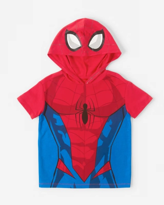 Spider-Man License Character Hooded T-Shirt