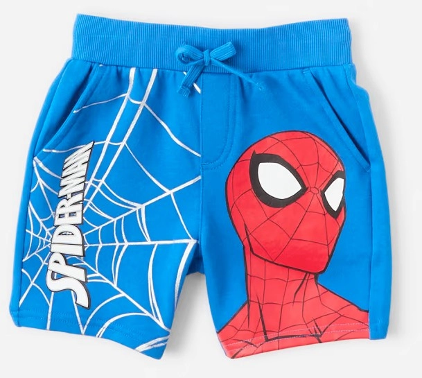 Spider-Man License Printed Knit Shorts