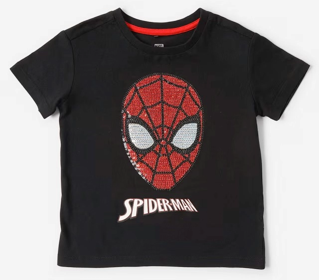 Spider-Man License Sequin T-Shirt