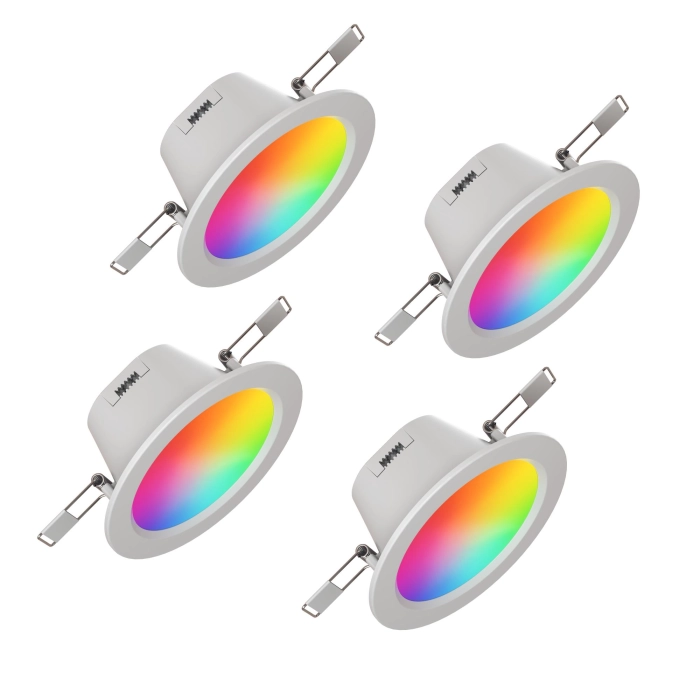 Nanoleaf Essentials Smart LED Downlight (4 Pack)[Matter Compatible]