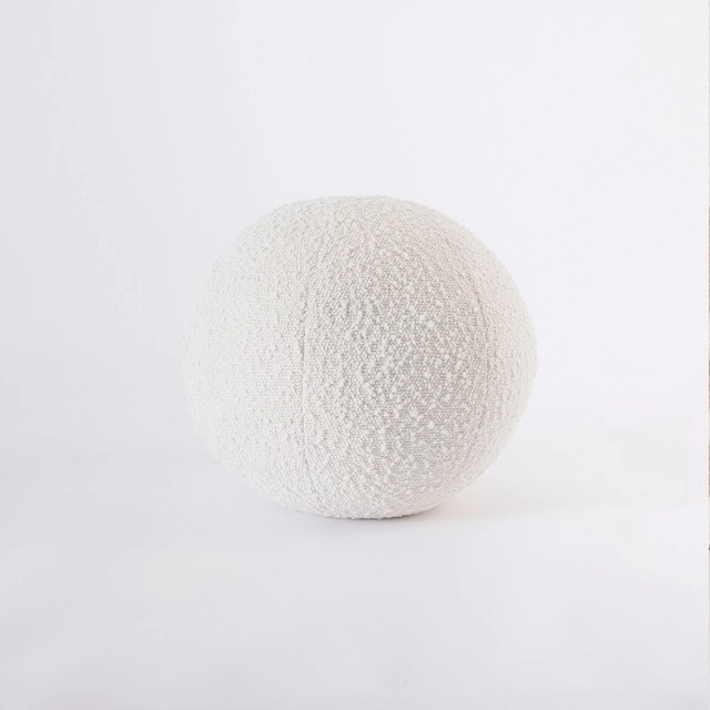 Ava Bouclé Ball Cushion by M.U.S.E.