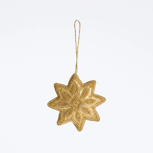 Beaded Shine Christmas Hanging Decoration by Habitat