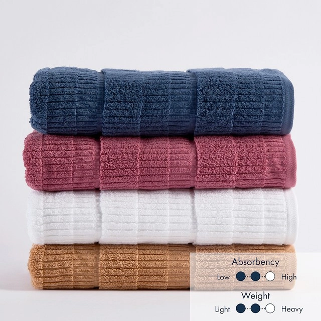 Charlie Stripe Turkish Cotton Towel Range by Habitat