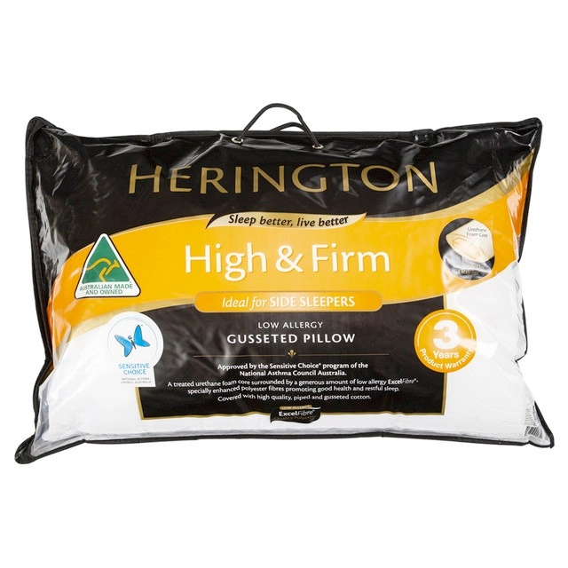 Gusseted High Firm Pillow by Herington