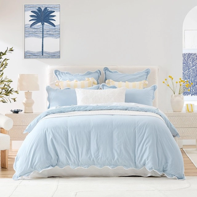 Harper Scallop Quilt Cover Set by Habitat