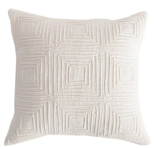 Portia Embroidered Square Cushion by M.U.S.E.