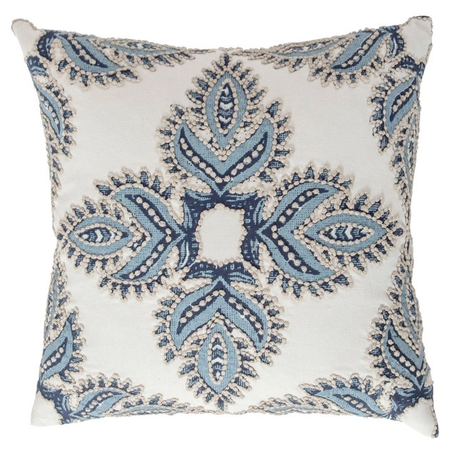 Skylar Embroidered Square Cushion by M.U.S.E.