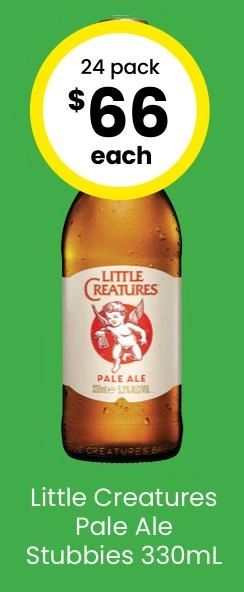 Little Creatures Pale Ale Stubbies 330ml