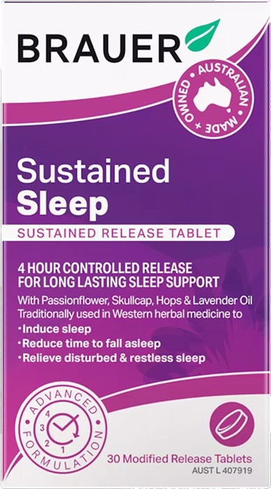 Brauer Sleep Sustained Release 30 tablets