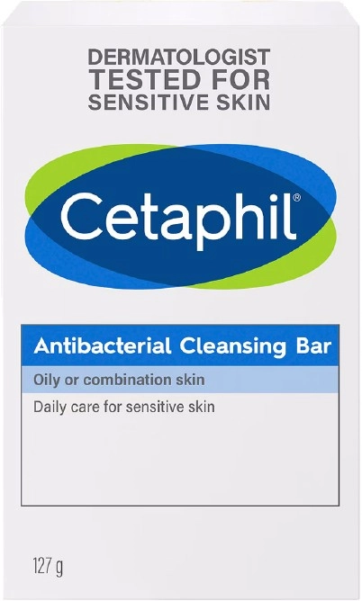 Cetaphil Antibacterial Cleansing Bar 127g