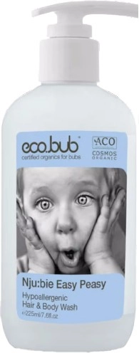 Eco.Bub Organics Nju:bie Easy Peasy Hair & Body Wash 225ml