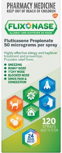 Flixonase Allergy & Hayfever 24 Hour Nasal Spray 120 Doses