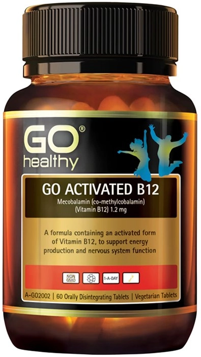 Go Healthy Activated B12 60 Tablets