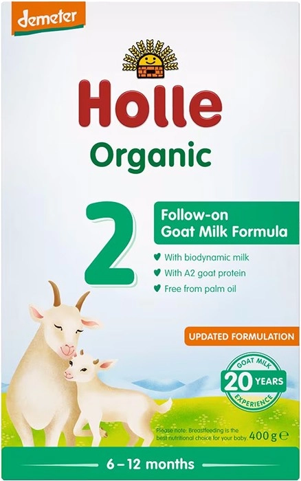 Holle Organic Goat Milk Follow-On Infant Formula 2 with DHA 400g