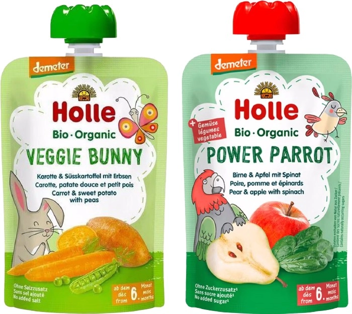 Holle Organic Pouches, 90g Varieties